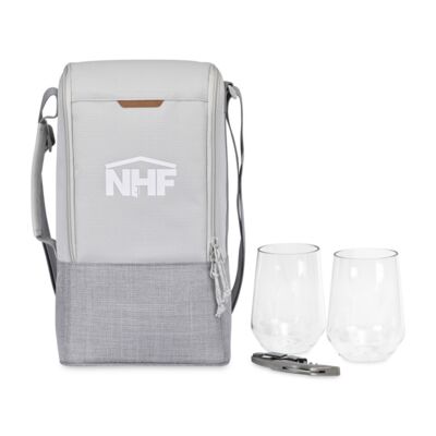 Parkview Recycled rPET Insulated Wine-to-Go Carry Tote Thumbnail