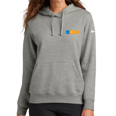 Blusource - Ladies Club Fleece Sleeve Swoosh Pullover Hoodie Thumbnail